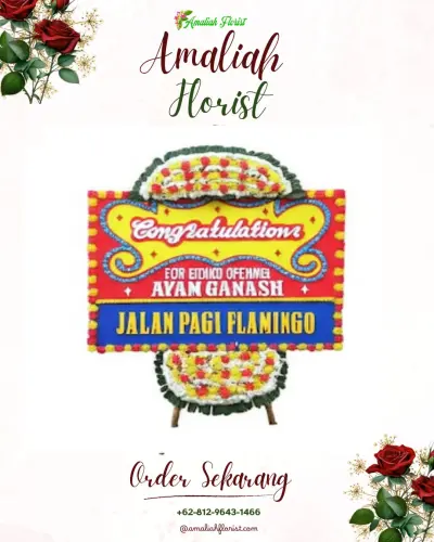 Bunga Papan Congratulation di Nguwet